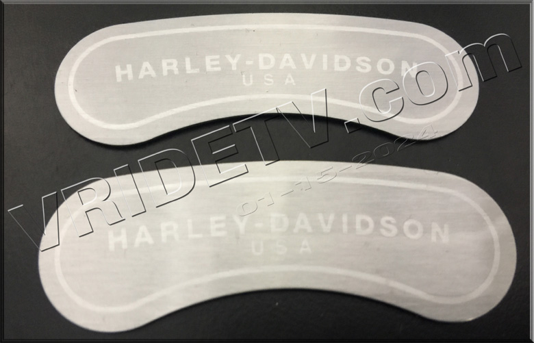 Genuine Harley-Davidson VROD brake caliper emblems
