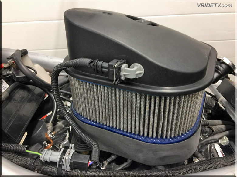 VROD air filter assembly modification. Budget MotoHooligan 