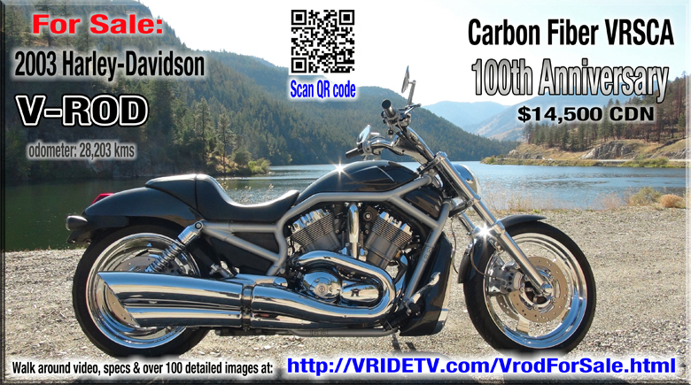 Harley Davidson VROD VRSCA Carbon Fiber motorcycle for sale