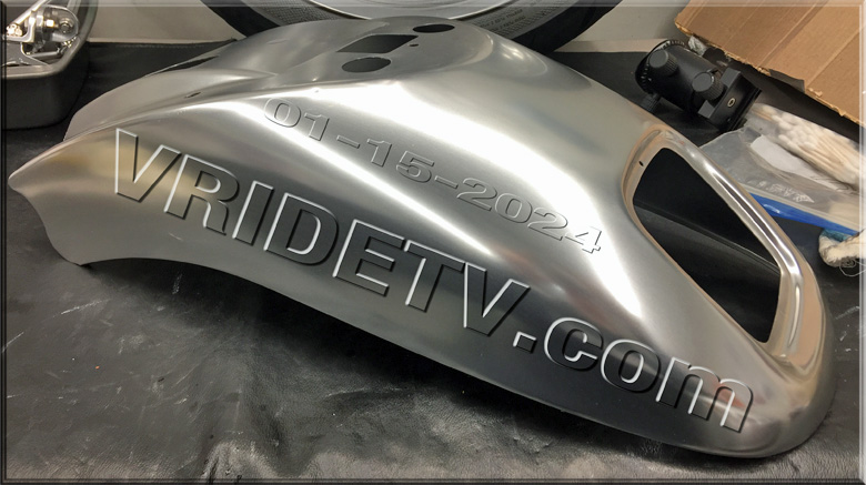 Genuine Harley-Davidson VROD anodized rear fender