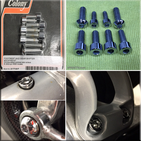 VROD footrest and gear shifter mounting kit by COLONY