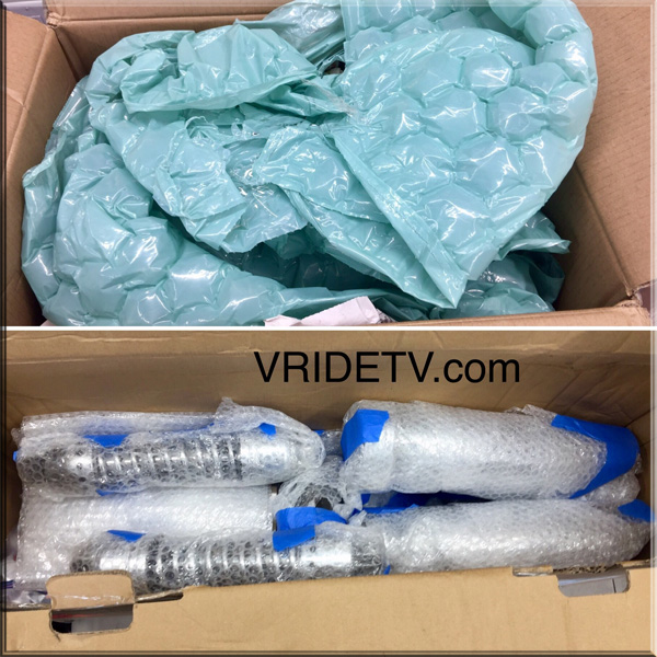 Boxes of VROD parts