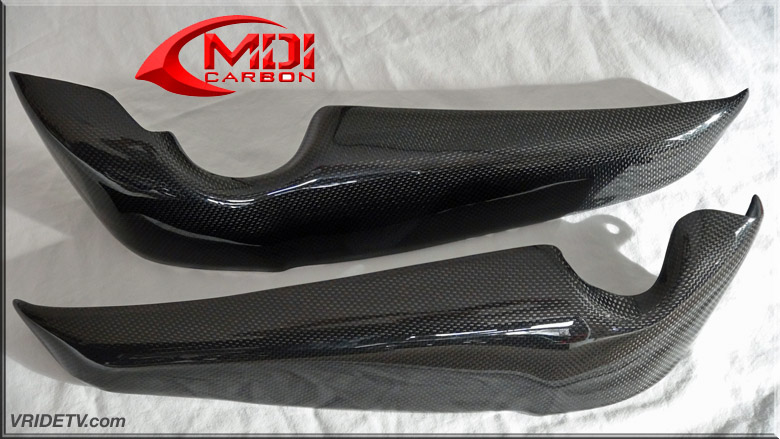 Carbon radiator covers for VROD