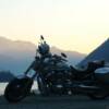 Harley-Davidson V-rod camera bike in the setting sun  at Duffey Lake Provincial Park, British Columbia, Canada.

vridetv.com is Canada's motorcycle touring and travel site.