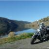 Virtual Riding TV's 2003 Harley-Davidson V-Rod VRSCA camera bike enjoying the lakeside view. This bike has over 100,000 kilometers on it and has been ridden across Canada from coast to coast, round trip, 2up. It's been incredibly reliable even in the most demanding of conditions!