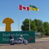 Great photo oppurtunity with this huge Saskatchewan sign at the tourism center.