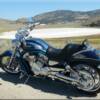 2005 Harley-Davidson Screamin Eagle Custom Vehicle Operations VRSCSE VROD 
Two-Tone Candy Blue and Dark Candy Blue (Only 20 were sent to Canada) more on this rare motorcycle can be seen by clicking the CVO link at the top of this page.