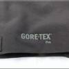 Leather pannel on the inside protects the Gore-Tex Pro from the exhaust. Velcro adjustment tightens fit around boot preventing wind going up on thoses cold days.