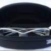 Nicely designed semi-rigid case, soft inside to protect the glasses,