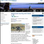 Special thanks goes to Tourism British Columbia, the official travel website of BC Canada for accepting vridetv's fourth video blog submission. They have posted our newest video, motorcycle riding beside a bald eagle on Highway 8 in their blog section, and in tips from travellers. vridetv.com