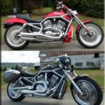 Our 2003 Harley Davidson 100th Anniversary VRSCA VROD has come a long way since we bought it.
Here's a before and after with all the changes and mods up to date. There will be more work invested into it over the upcoming winter and we'll be posting the progress updates here and in social media