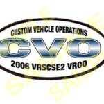 2006 CVO VRSCSE2 VROD Oval Patch: 4 x 2 in. Full Bleed: 4.5 x 2.5 in
Price: $10USD here’s the direct link to order: https://www.cafepress.ca/vrsc.1063602728
*REMINDER: Select your countries' FLAG at the top right of the screen to display PRICES IN YOUR CURRENCY