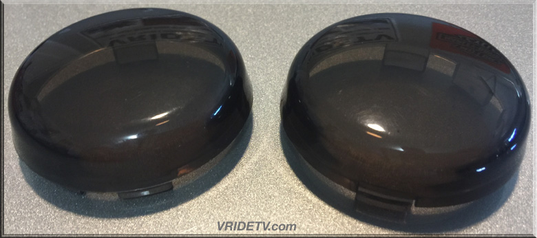 VROD Smoked front signal lens covers